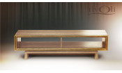 !Тумба под TV 2194 х 370 (Патина/Голд) !Тумба под TV 2194 х 370 (Патина/Голд)