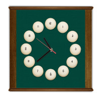 Часы Версаль ясень/сукно (№5,Manchester 45 Yellow green ш1,98м)