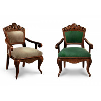 Кресло Ренессанс  ясень (№3,Ткань Vilvet Lux,78 Velvet-Lux)