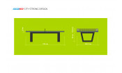 Стол теннисный City Strong DESIGN Всепогодный